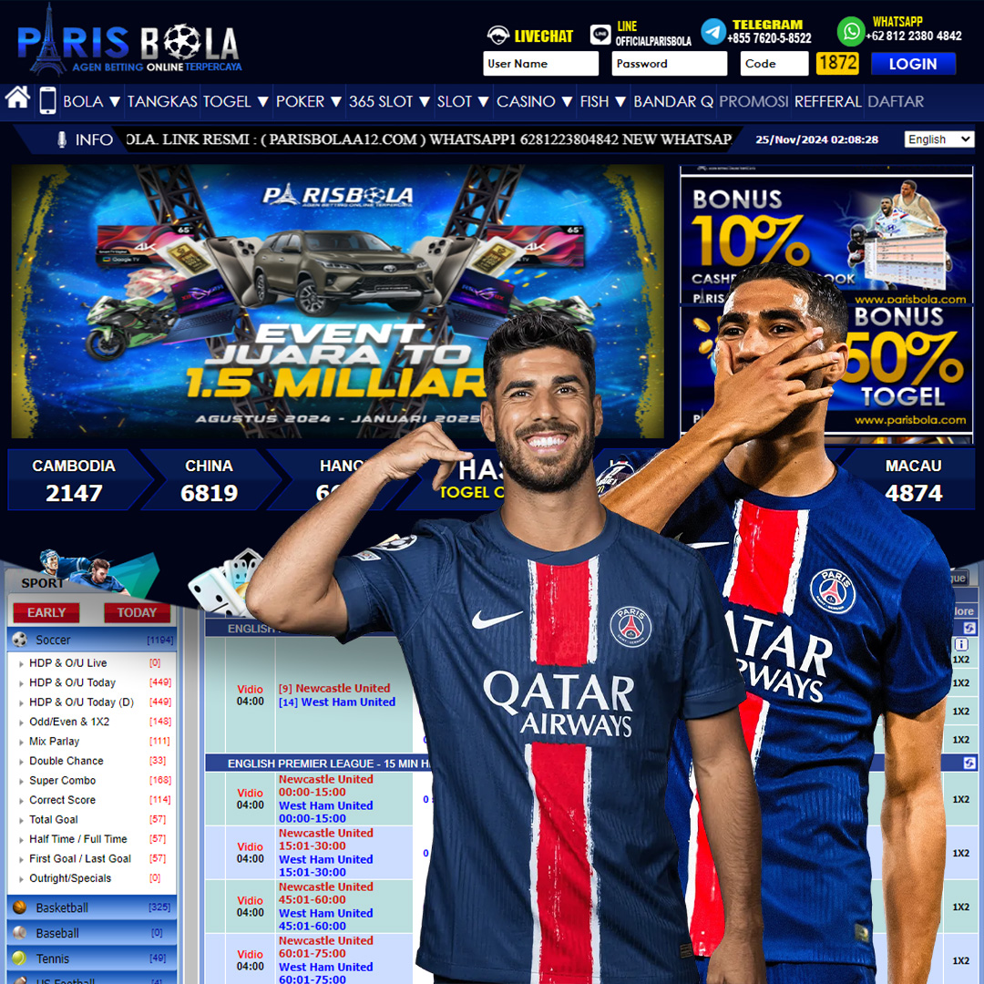 Parisbola - Login & Register Sponsor Resmi Dari Paris Saint-Germain